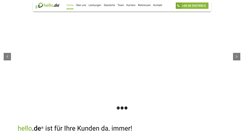 Desktop Screenshot of hello.de