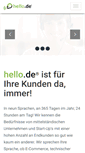 Mobile Screenshot of hello.de
